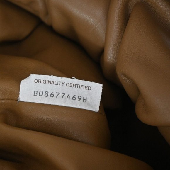 BOTTEGA VENETA Logo Shoulder Pouch Bag Leather Brown Italy - Picture 9 of 16